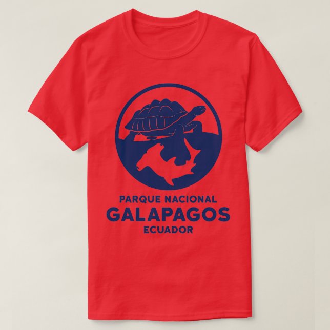 Camiseta Parque nacional Galápagos Ecuador (Diseño del anverso)