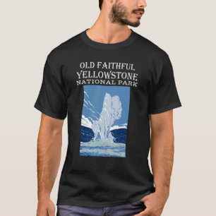 Camiseta Parque nacional Geyser Yellowstone Wyom