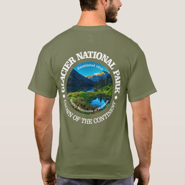 Camiseta Parque nacional Glaciar (Reverso)