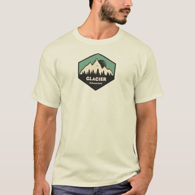 Camiseta Parque nacional Glaciar (Anverso)