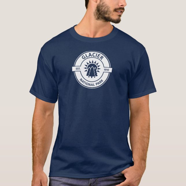Camiseta Parque nacional Glaciar (Anverso)