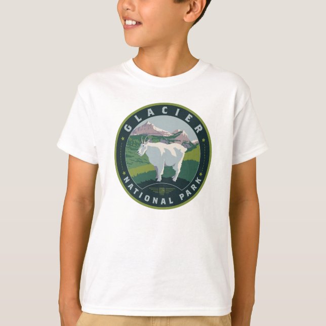 Camiseta Parque nacional Glaciar (Anverso)