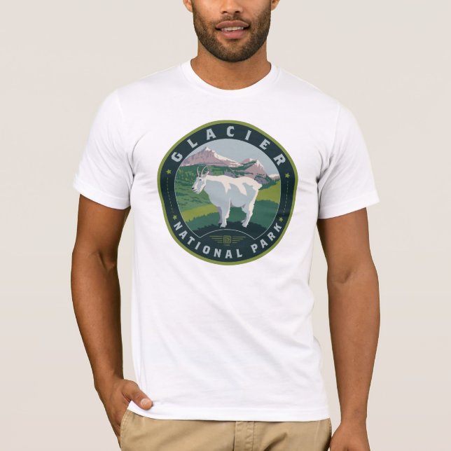 Camiseta Parque nacional Glaciar (Anverso)