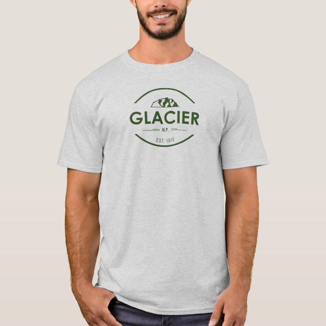 Camiseta Parque nacional Glaciar (Anverso)