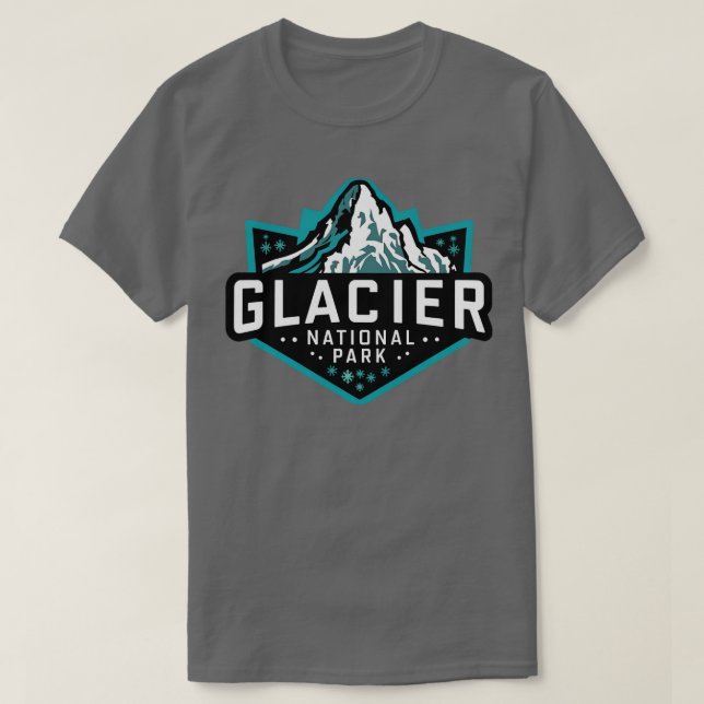 Camiseta Parque nacional Glaciar 3 (Diseño del anverso)