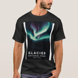 Camiseta Parque nacional Glaciar Aurora Borealis