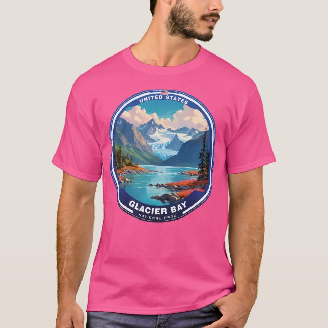 Camiseta Parque Nacional Glaciar Bay Estados Unidos (Anverso)