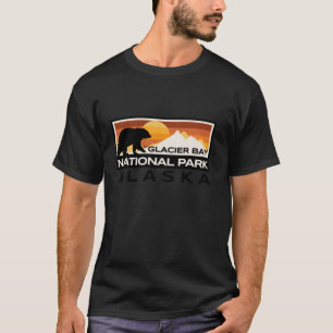 Camiseta Parque nacional Glaciar Bay Parque natural Alaska