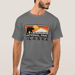 Camiseta Parque nacional Glaciar Bay Parque natural Alaska
