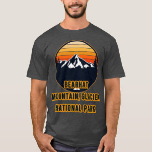 Camiseta Parque nacional Glaciar de la Montaña Bearhat 1