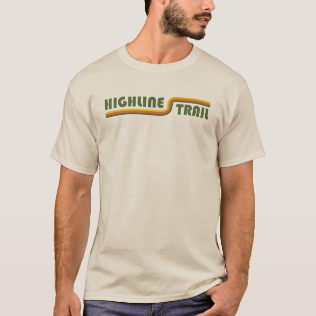 Camiseta Parque nacional Glaciar Highline Trail (Anverso)