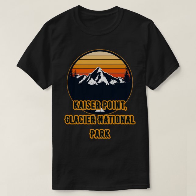 Camiseta Parque nacional Glaciar Kaiser Point 1 (Diseño del anverso)