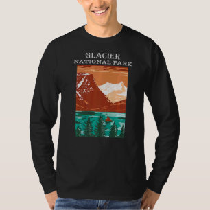 Camiseta Parque nacional Glaciar Lago Saint Mary Campamento