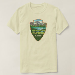 Camiseta Parque Nacional Glaciar Montana Arrowhead