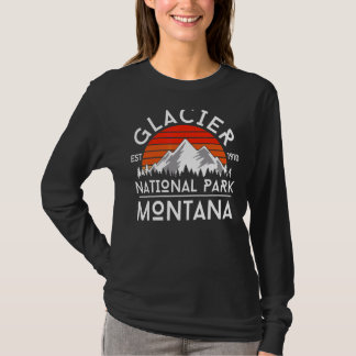 Camiseta Parque nacional Glaciar Montana Hike al aire libre