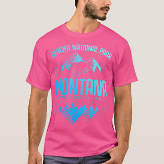 Camiseta Parque nacional Glaciar Montana Moose Camping