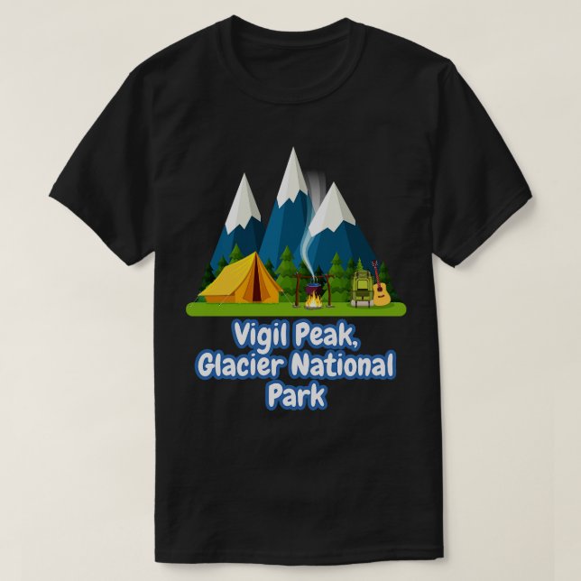 Camiseta Parque nacional Glaciar Peak (Diseño del anverso)