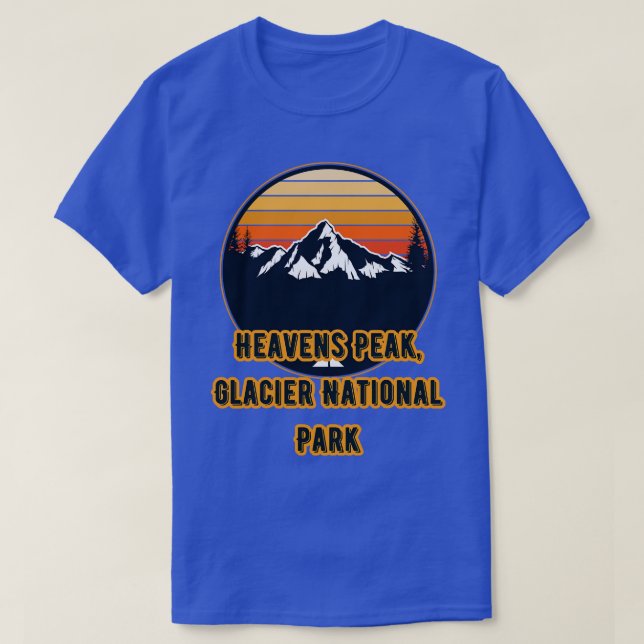 Camiseta Parque nacional Glaciar Peak Peak Heavens (Diseño del anverso)