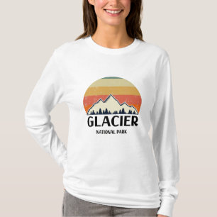 Camiseta Parque nacional Glaciar Vintage