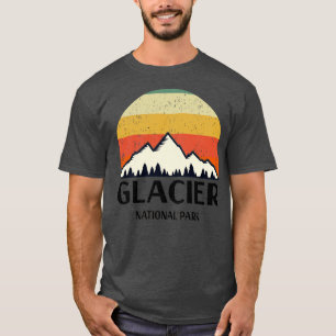 Camiseta Parque nacional Glaciar Vintage