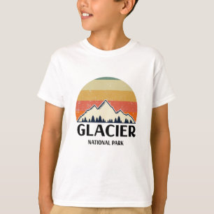 Camiseta Parque nacional Glaciar Vintage