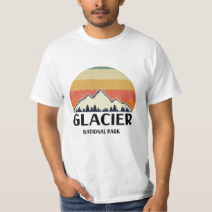 Camiseta Parque nacional Glaciar Vintage