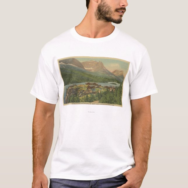 Camiseta Parque Nacional Glacier, (Anverso)