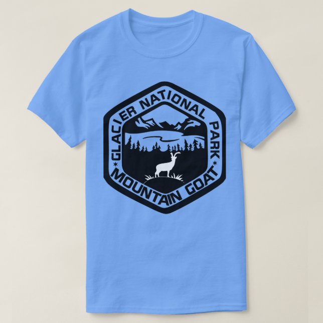 Camiseta Parque nacional Glacier (Diseño del anverso)