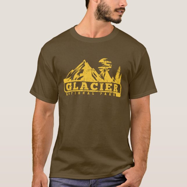 Camiseta Parque Nacional Glacier (Anverso)