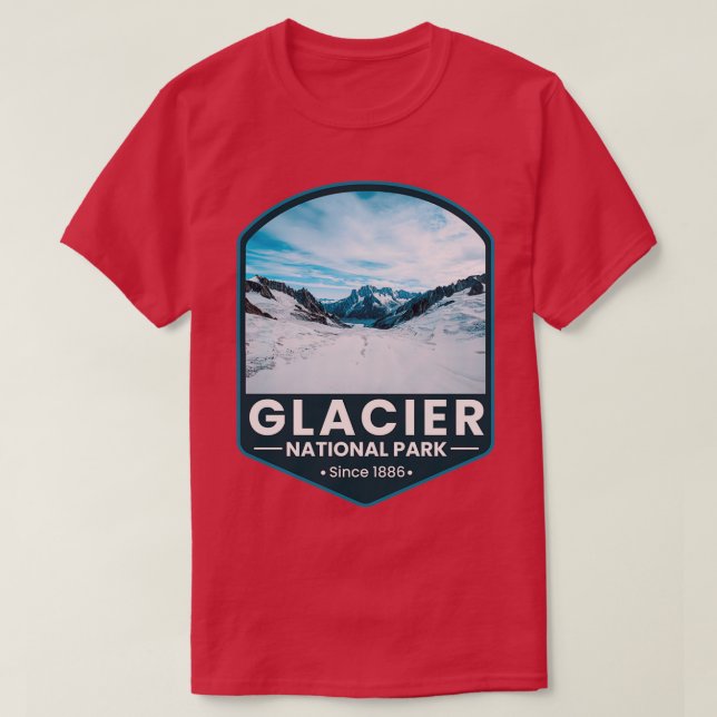 Camiseta Parque nacional Glacier 59 (Diseño del anverso)