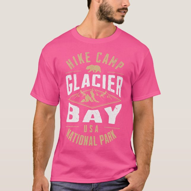 Camiseta Parque nacional Glacier Bay Parque natural Alaska  (Anverso)