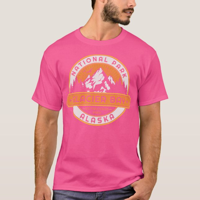 Camiseta Parque nacional Glacier Bay Parque natural Alaska  (Anverso)