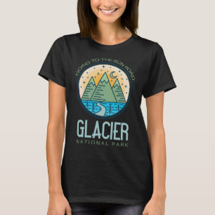 Camiseta Parque Nacional Glacier Hacia Sun Road Souven