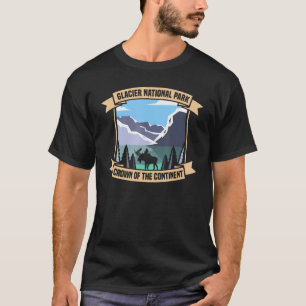 Camiseta Parque nacional Glacier Montana Backpacking Sender