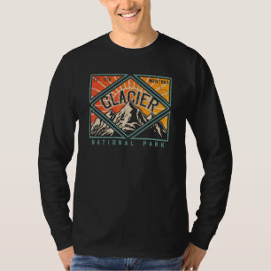 Camiseta Parque nacional Glacier Montana Montañas Exploraci