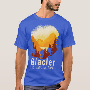 Camiseta Parque nacional Glacier US Montañas Montana Sender