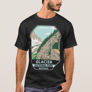 Camiseta Parque nacional Glacier yendo a Sun Road Montan