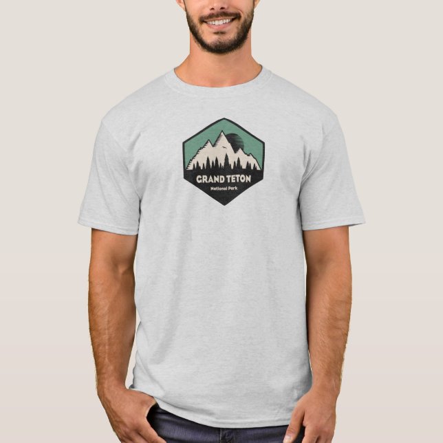 Camiseta Parque Nacional Grand Teton (Anverso)