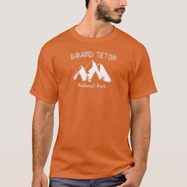 Camiseta Parque Nacional Grand Teton (Anverso)