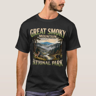 Camiseta Parque Nacional Great Smoky Mountain Recuerdo