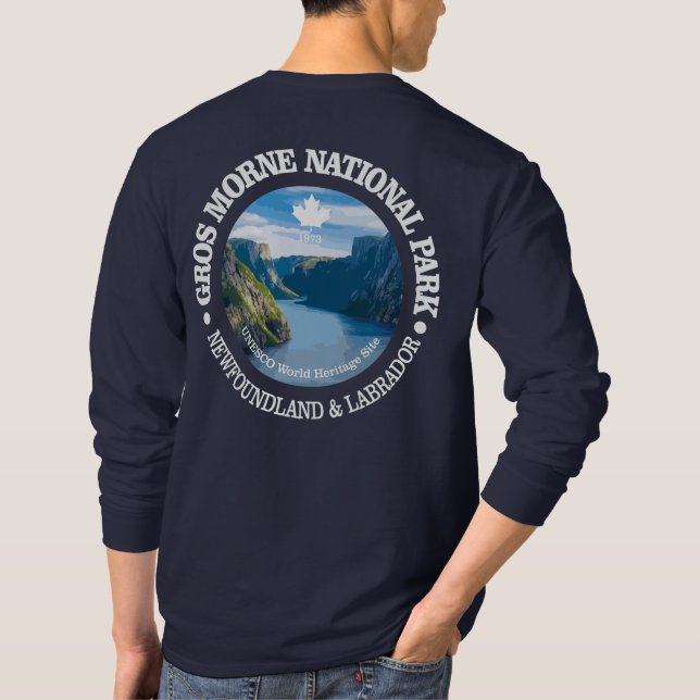 Camiseta Parque nacional Gros Morne (Reverso)