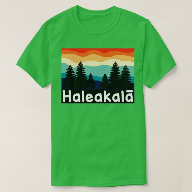 Camiseta Parque nacional Haleakal Hawaii (Diseño del anverso)