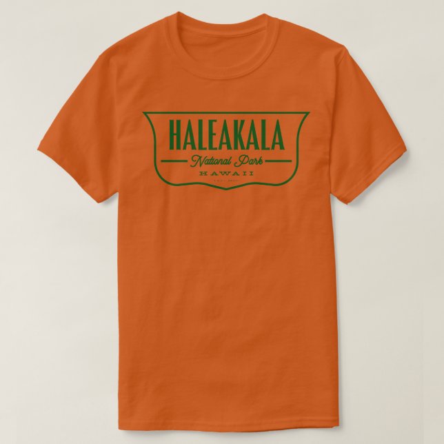 Camiseta Parque nacional Haleakala (Diseño del anverso)