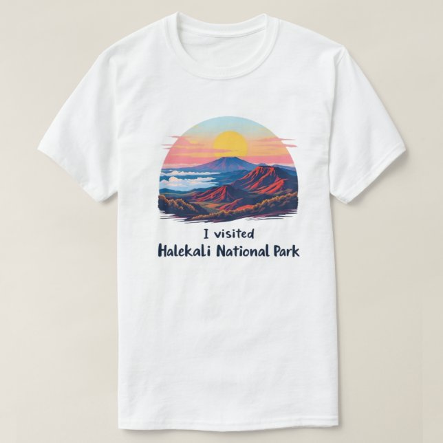 Camiseta Parque nacional Haleakalā (Diseño del anverso)
