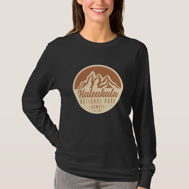 Camiseta Parque nacional Haleakala Hawaii (Anverso)