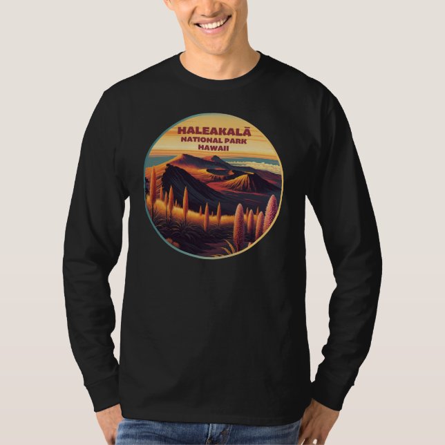 Camiseta Parque nacional Haleakala Hawaii (Anverso)