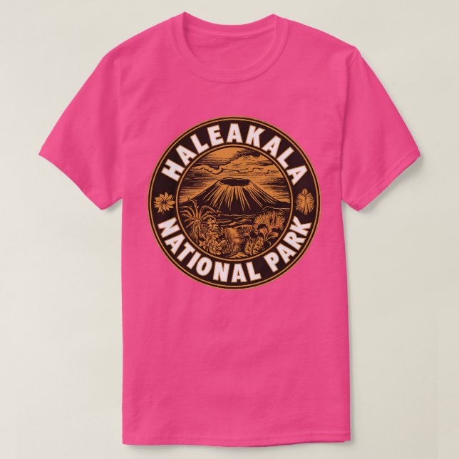 Camiseta Parque nacional Haleakala Maui TShirt (Diseño del anverso)