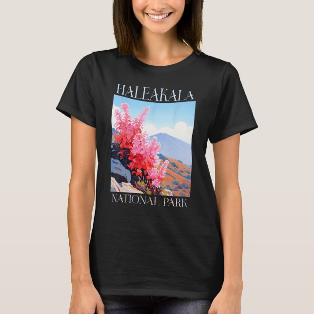 Camiseta Parque nacional Haleakala Parque natural Maui Hawa (Anverso)