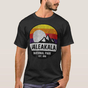 Camiseta Parque nacional Haleakala Retro 
