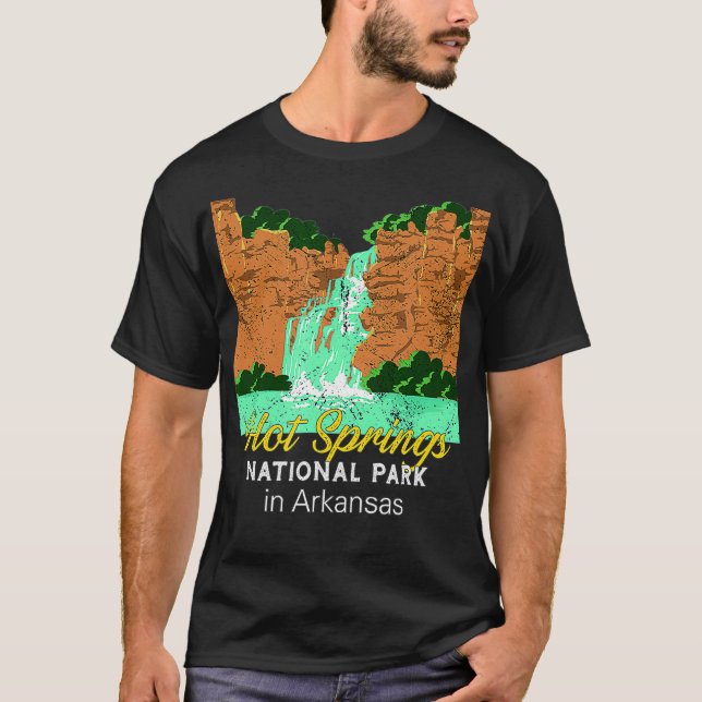 Camiseta Parque nacional Hot Springs Arkansas  (Anverso)